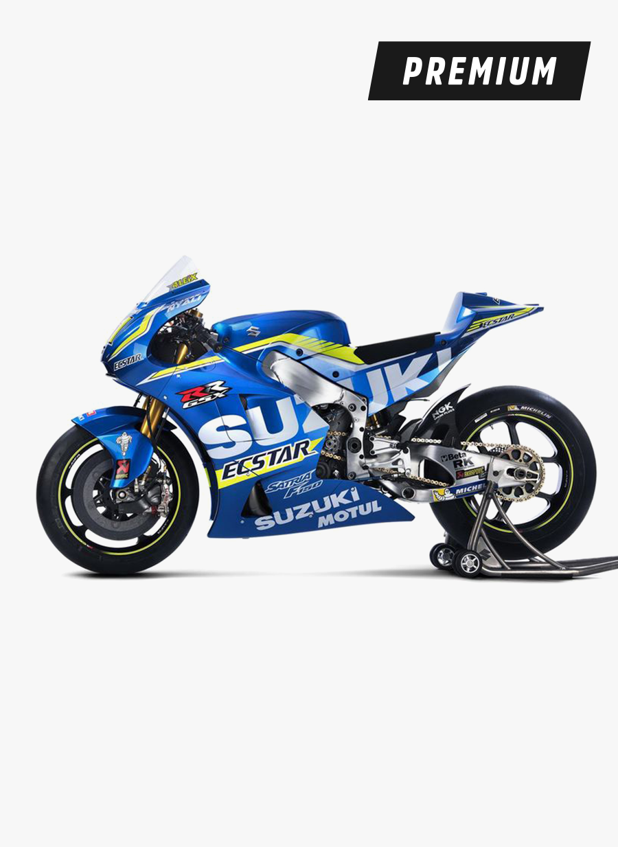 Kit Adesivi Cerchi Moto TotalSkin - Grafica Suzuki Ecstar