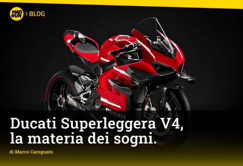 Ducati Superleggera V4, la materia dei sogni