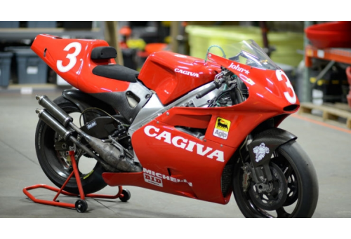 In vendita la Cagiva 500 con cui Kocinski vinse a Laguna Seca nel 1993